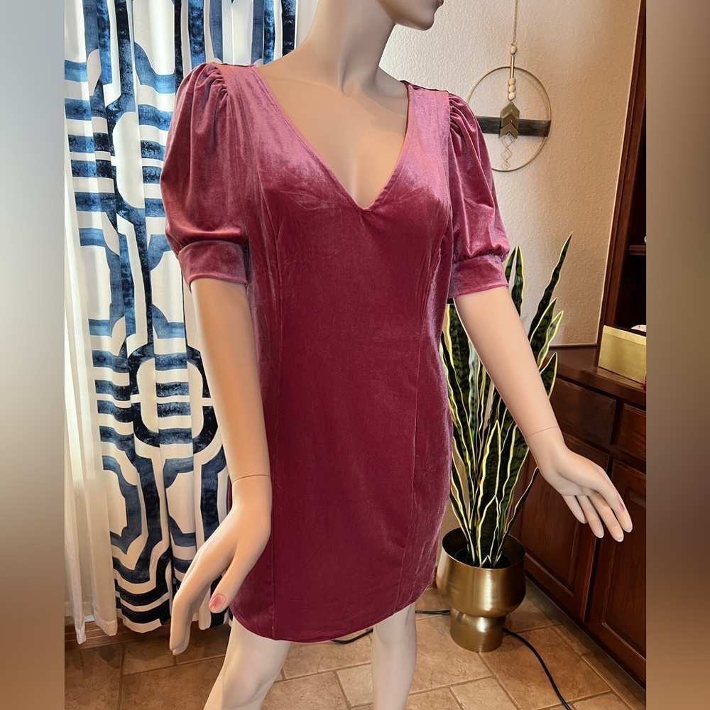 Forever 21+ Velvet Dress - Picture 1 of 8